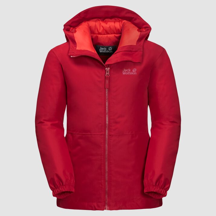 Chamarra Invierno Jack Wolfskin Argon Storm Niños Rojos Mexico-1614239